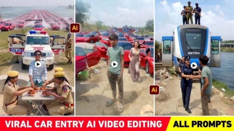 Instagram Viral Police Car Entry AI Video Editing 2026 | Flow AI Tutorial Instagram Viral Police Car Entry AI Video Editing