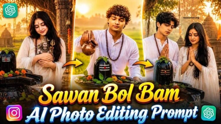 Sawan Bol Bam AI Photo Editing Prompts 2026 | ChatGPT & Gemini Sawan Bol Bam AI Photo Editing Prompts 2026