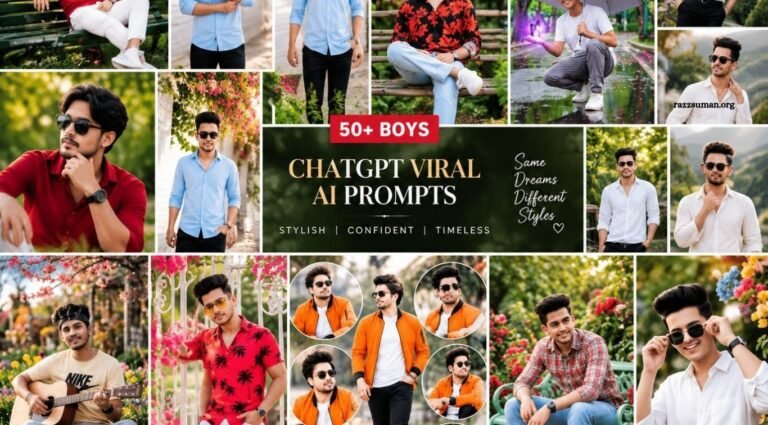 50+ Viral AI Photo Editing Prompts for Boys | ChatGPT AI 50+ Viral AI Photo Editing Prompts for Boys
