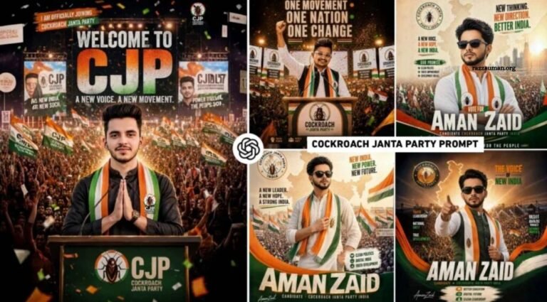 Cockroach Janata Party AI Editing Prompts Gemini