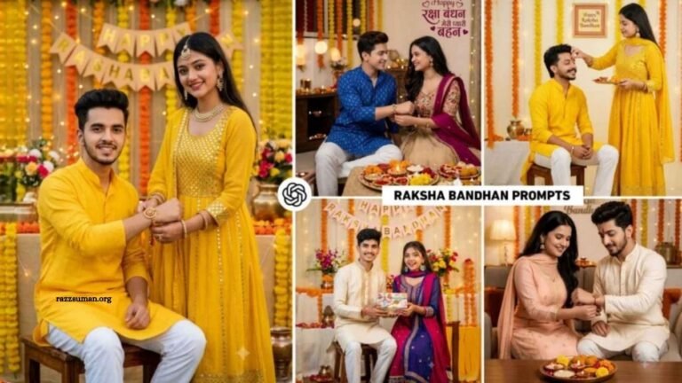 Raksha Bandhan AI Photo Editing Prompt 2026 | Best Rakhi AI Prompts Raksha Bandhan AI Photo Editing Prompt 2026