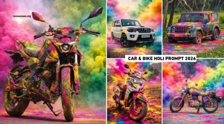 Holi Bike And Car AI Photo Editing Prompts 2026 Holi Bike And Car AI Photo Editing Prompts 2026